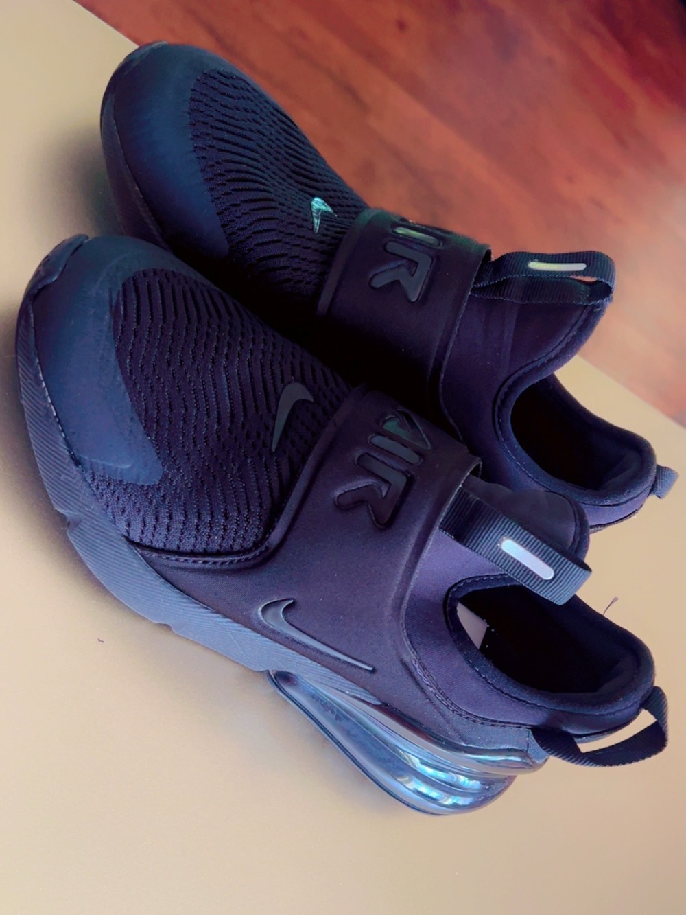 Nike Air Max 270 Black Sneakers Youth 6Y / EU 38.5